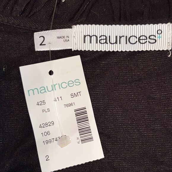 NWT Plus Size Maurices Free Spirit Tassel Sleeveless Shirt Size 2 - Picture 4 of 6